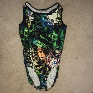 Plum practice wear leotard AL